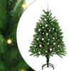 vidaXL Joulukuusi 150 LED-valoilla jalustalla Vihre&auml; 120 cm PE
