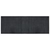 vidaXL Matto suorakaide harmaa 70x200 cm bambu