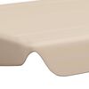 vidaXL Vaihtokatos puutarhakeinuun beige 188/168x145/110 cm
