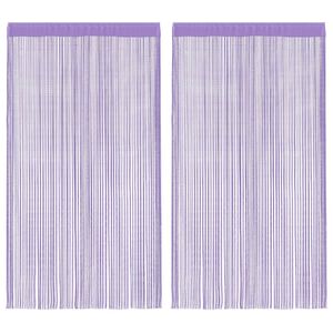 vidaXL Naruverhot 2 kpl violetti 100x250 cm