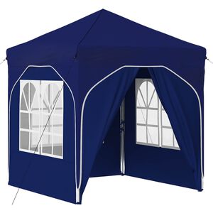 vidaXL Pop-up Juhlateltta 192 x 192 x 245 cm Sininen