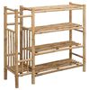 vidaXL Kenk&auml;teline 88 x 27 x 80 cm Bambu Luonnollinen