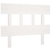 vidaXL Sängynpääty valkoinen 103,5x3x81 cm täysi mänty