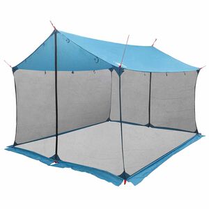 vidaXL Camping-teltta verkkoseinill&auml; 340 x 260 x 220 cm Sininen