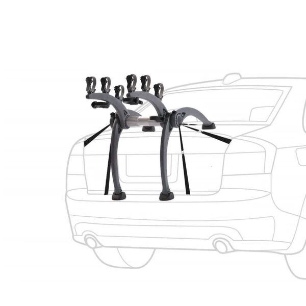 Saris Polkupyöräteline Bones autoihin 2 pyörälle musta