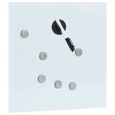vidaXL Magneettinen avainkaappi valkoinen 35x35x5,5 cm