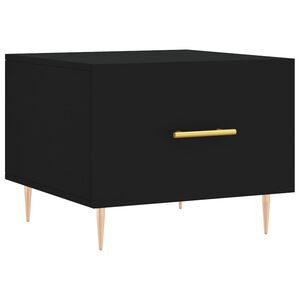 vidaXL Sohvap&ouml;yt&auml; musta 50x50x40 cm tekninen puu