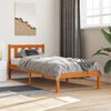 vidaXL S&auml;ngynrunko ilman patjaa vahanruskea 75x190 cm t&auml;ysi m&auml;nty