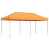 vidaXL Taitettava pop-up juhlateltta oranssi 580x292x315 cm