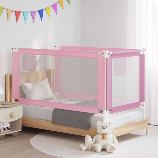 vidaXL Turvalaita s&auml;nkyyn pinkki 160x25 cm kangas