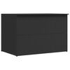 vidaXL Ulkos&auml;ilytyslaatikko musta 150x100x100 cm polyrottinki