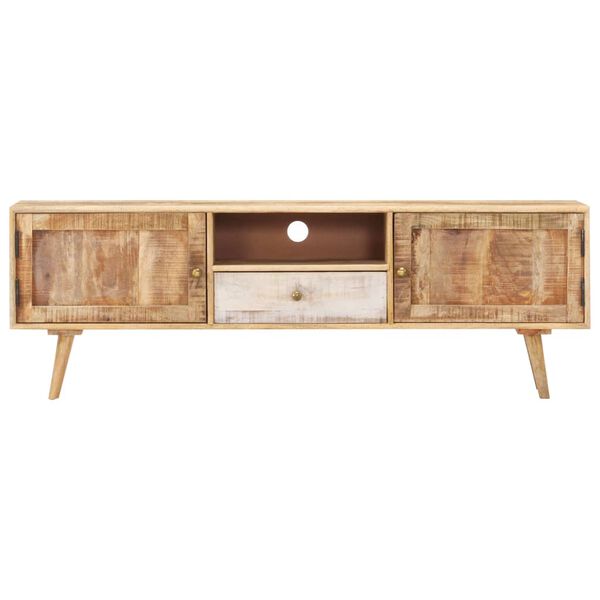 vidaXL TV-taso 140x30x45 cm t&auml;ysi mangopuu