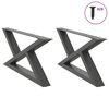 vidaXL Sohvap&ouml;yd&auml;n jalat 2 kpl antrasiitti 70x(30-31,3) cm ter&auml;s
