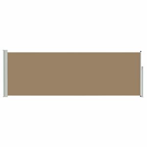 vidaXL K&auml;yt&auml;v&auml;verho 500 x 100 cm Polyesteri Suorakaide Taupe