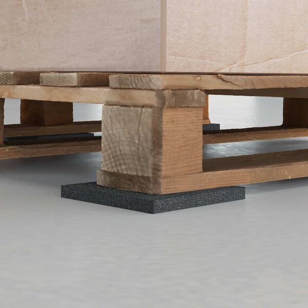 vidaXL Kumimatto Musta Kumi