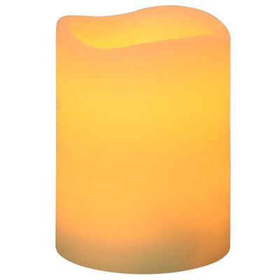 vidaXL Liekittömät LED-kynttilät 50 kpl kaukosäädin lämmin valkoinen
