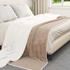 vidaXL Heittoviltti Camel 220 x 240 cm Fleese