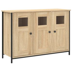 vidaXL Senkki Sonoma-tammi 100x35x70 cm tekninen puu