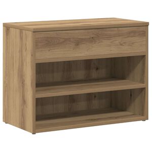 vidaXL Kenk&auml;teline artesaani tammi 60x30x45 cm tekninen puu