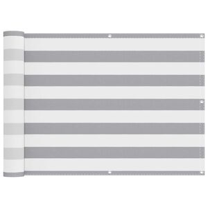 vidaXL Parvekkeen Verho 75 x 400 cm Oxford-kangas Suorakaide