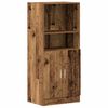 vidaXL keitti&ouml;kaappi vanha puu 57x41,5x131,5 cm tekninen puu