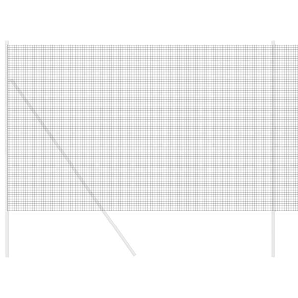 vidaXL Hitsattu lankaa Harmaa 1.5 x 25 m Teräs