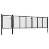 vidaXL Puutarhaportti ter&auml;s 500x100 cm antrasiitti