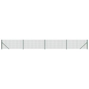 vidaXL Verkkoaita laipalla vihre&auml; 0,8x10 m