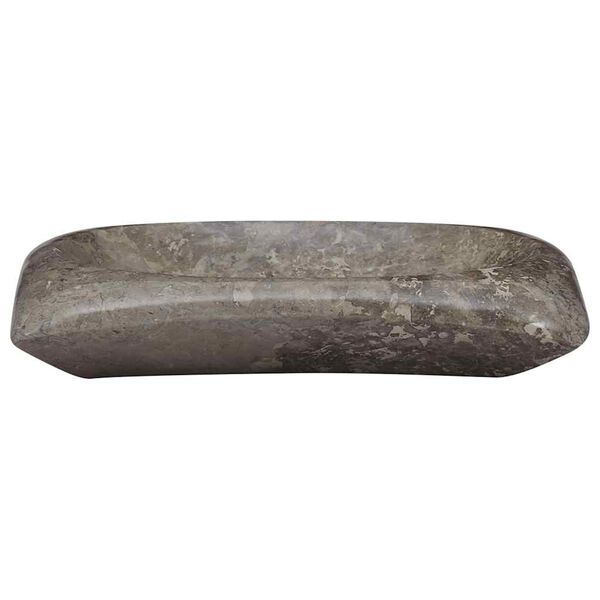 vidaXL Pesuallas harmaa 50x35x10 cm marmori