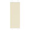 vidaXL Pliseerattu kaihdin, kermanv&auml;rinen, 75x200 cm, kangas, leveys 74,4 cm, polyesteri
