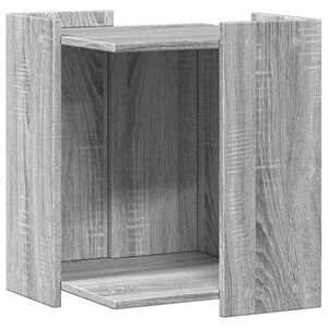 vidaXL Kissanhiekkalaatikon kotelo Sonoma 42x42x51 cm tekninen puu