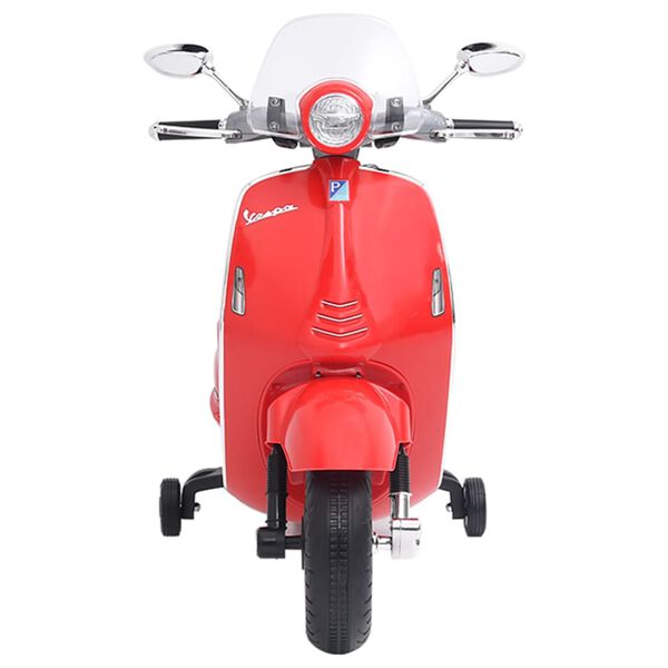 vidaXL Sähkömoottoripyörä lapsille Vespa GTS300 punainen