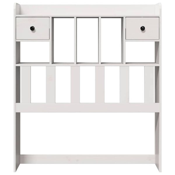 vidaXL S&auml;ngynp&auml;&auml;ty s&auml;ilytystilalla valkoinen 90 cm t&auml;ysi m&auml;nty