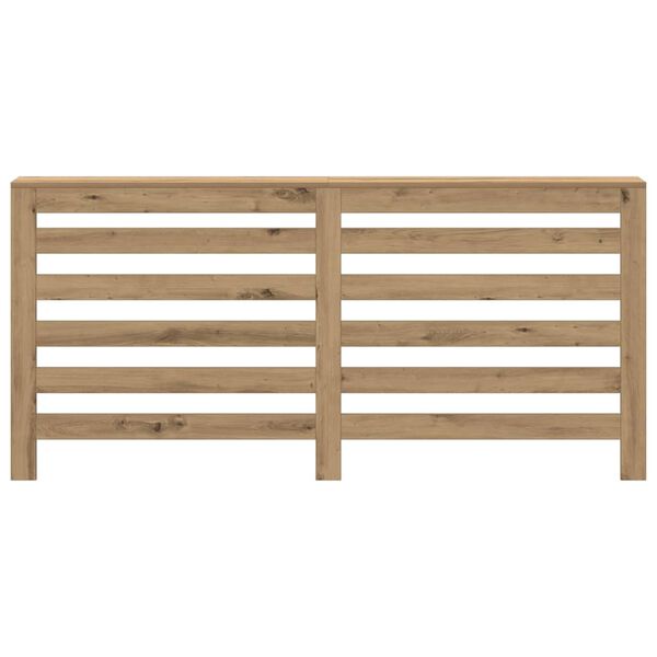 vidaXL L&auml;mp&ouml;patterin suoja artesaanitammi 175x20x82 cm tekninen puu