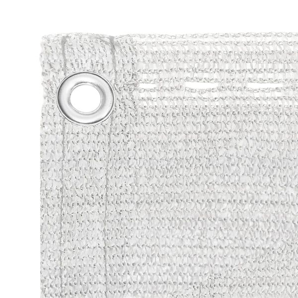 vidaXL Parvekkeen suoja valkoinen 90x500 cm HDPE