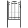 vidaXL Aitausportti EMMEN 200 x 100 cm Jauhemaalattu ter&auml;s Harmaa