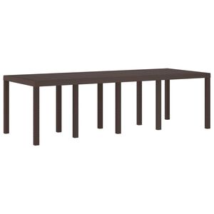 vidaXL Puutarhap&ouml;yt&auml; Ruskea 250 x 100 x 73 cm polyrottinki