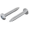 vidaXL Puuruuvi 2 kpl Hopea M4 x 28 mm Rauta