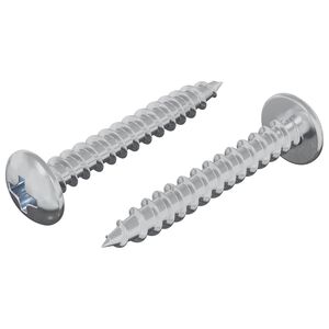 vidaXL Puuruuvi 2 kpl Hopea M4 x 28 mm Rauta