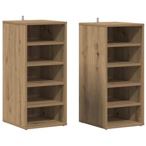 vidaXL kenk&auml;kaapit 2 kpl Artisan Oak 32x35x70 cm Engineered Wood