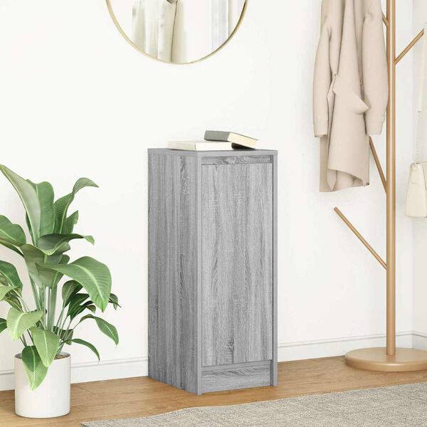 vidaXL Senkki harmaa Sonoma 29,5x34x76 cm tekninen puu