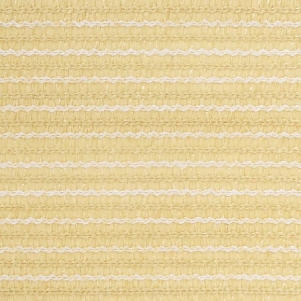 vidaXL Parvekkeen suoja beige 120x400 cm HDPE