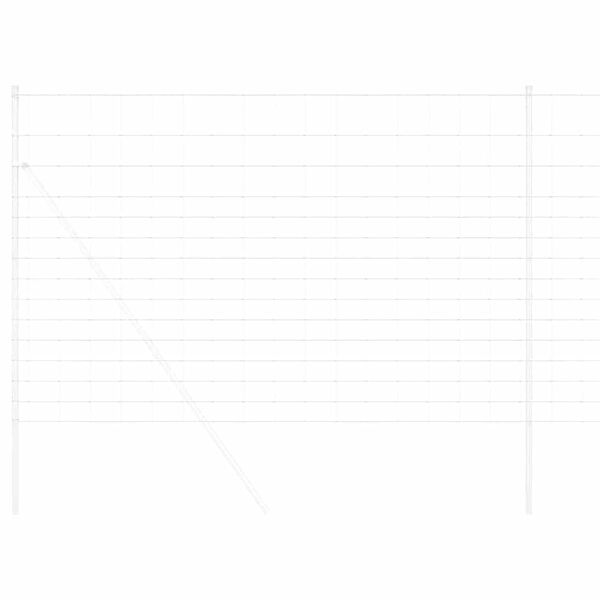 vidaXL Riista-aita Harmaa 1.6 x 10 m Teräs