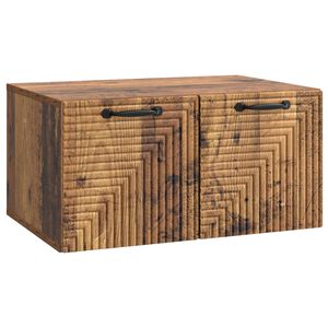 vidaXL Sein&auml;lle asennettava TV-kaappi Vanha puu 59,5 x 41 x 30 cm