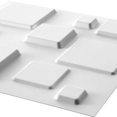 WallArt Seinäpaneelit 3D neliöt 12 kpl GA-WA09