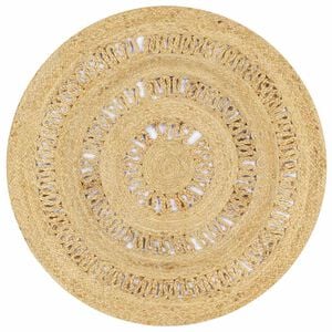 vidaXL K&auml;sintehty matto punottu juutti 90 cm
