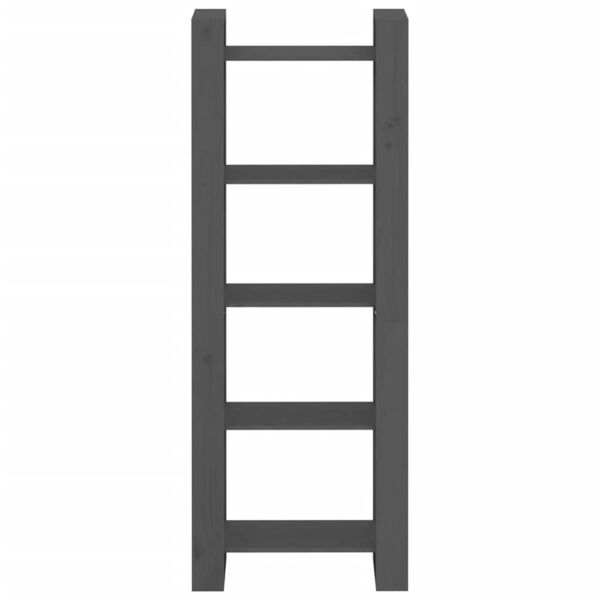 vidaXL Kirjahylly/tilanjakaja harmaa 60x35x160 cm täysi mänty