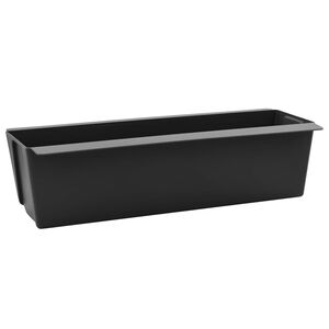 vidaXL Kukkalaatikot euroalustoille 12 kpl Musta 36 x 13,5 x 9,5 cm