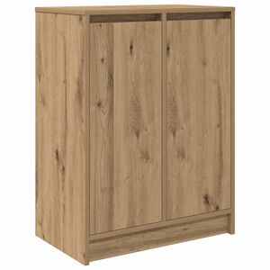 vidaXL Kenk&auml;teline ruskea tammi 57x34x76 cm tekninen puu