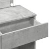 VidaXL Peilip&ouml;yt&auml; LED-valoilla betoninharmaa 100x40x120 cm